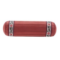 Natori Samarkand D 8-Inch by 26-Inch Bolster, Mineral Red