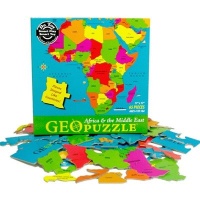 GeoPuzzle Africa and the Middle East - Educational Geography Jigsaw Puzzle (65 pcs) - by Geotoys