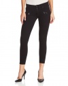 Hudson Women's Krista Zipper Skinny Jean, Black, 25