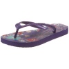 Havaianas Flores Flip Flop (Toddler/Little Kid),Purple,23-24 BR (8 M US Toddler)