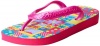 Havaianas Kids Flores Flip Flop (Toddler/Little Kid),Fuchsia,27-28 BR(11-12 M US Little Kid)