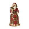 Jim Shore Heartwood Creek from Enesco Santa with Puppy Figurine 9.25 IN