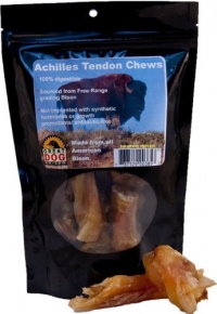 Great Dog Bison Achilles Tendon Chews 7 oz. Bag (Sourced & Made in USA)