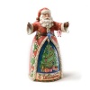 Jim Shore Heartwood Creek from Enesco O Tannenbaum Santa Figurine 9.75 IN