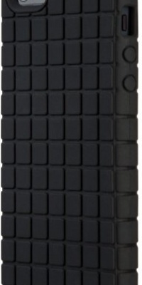 Speck Products PixelSkin Rubberized Case for iPhone 5 & 5S - Retail Packaging - Black