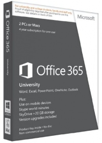 Office 365 University 4yr Academic Key Card (Student Validation Required)