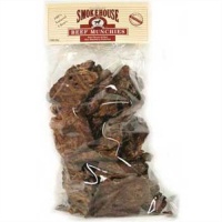 Smokehouse 100-Percent Natural Beef Munchies Dog Treats, 1-Pound