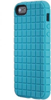 Speck Products PixelSkin Rubberized Case for iPhone 5 & 5S - Retail Packaging - Peacock Blue