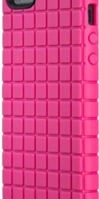 Speck Products PixelSkin Rubberized Case for iPhone 5 & 5S - Retail Packaging - Raspberry Pink