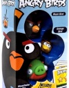 Angry Birds Black Bird, Moustache Pig, Orange Bird Add-On, 3-Pack