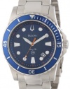 Bulova Men's 98B130 Marine Star Blue Dial Bracelet Watch