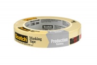 Scotch Masking Tape for Production Painting, 1-Inch by 60-Yard, 9-Pack