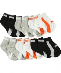 Puma Auxiliary 6-Pack Low-Cut Socks (Sizes 12M - 24M)