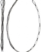 Melissa Joy Manning MJM Classic Silver Soup Can Twist Hoop Earrings