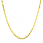 18 Karat Yellow Gold Venetian Box Chain (18 inch)