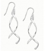 Studio Silver Sterling Silver Twist Drop Earrings