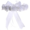 KID Collection Girls Angelic Organza Rose Flower Girl Halo White (kid CR52)