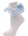 Frilly Felicia Girls Build A Sock In 7 Trim Colors Sock Trim Color: Aqua Sock Size: 4-5 1/2 (6 to 12 months)