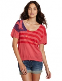 Hurley Juniors Flagship Crop Tee, Swedish Red, Small