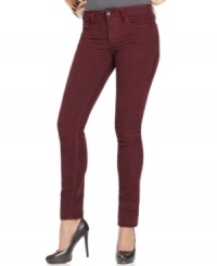 A hot fall trend, these Joe's Jeans skinny corduroy pants are a must-have in a red wine wash!