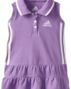 adidas Baby-Girls Infant Ace Polo Dress, Medium Purple, 18 Months