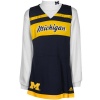 NCAA adidas Michigan Wolverines Infant Girls 2-Piece Turtleneck & Cheerleader Dress Set - Navy Blue/White (12 Months)