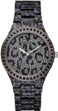 GUESS Women's U0015L1 Sporty Animal Trend Leopard-Print Watch