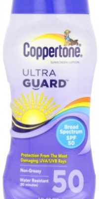 Coppertone Sunscreen Lotion Ultra Guard Broad Spectrum SPF 50, 8 fl oz (237 ml)