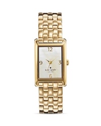 With pretty polish and elegance, kate spade new york's bracelet watch keeps you on schedule in spades.