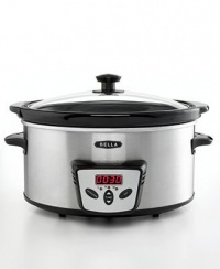 Bella 13601 Programmable Slow Cooker, 5 Qt