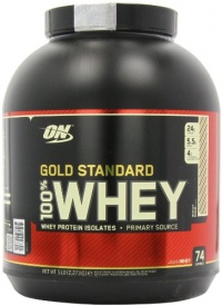 Optimum Nutrition 100% Whey Gold Standard, Rocky Road, 5 Pound