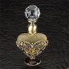 StealStreet SS-A-51681 3-1/8-Inch Perfume Bottle, Jewlry Gold