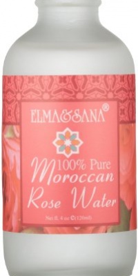 Elma and Sana 100% Pure Moroccan Rose Water, 4 Ounce