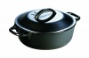 Lodge L2SP3 Cast Iron Serving Pot, Black, 2-Quart