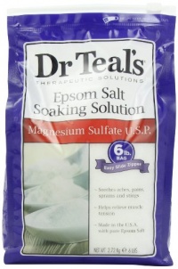 Dr. Teal's Epsom Salt Soaking Solution Magnesium Sulfate U.S.P, 96 Ounce