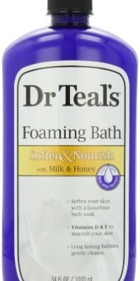 Dr. Teal's Foaming Milk Bath with Milk and Honey, 34 Fluid Ounce