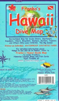 Franko's Dive Map of Hawaii, the Big Island