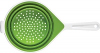 Chef'n SleekStor Collapsible Colander Medium 8-Inch Diameter, Arugula/Meringue