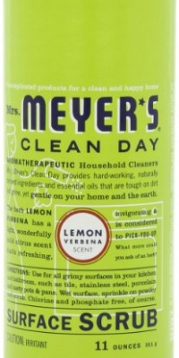 Mrs. Meyer's Clean Day Surface Scrub, Lemon Verbena, 11 Ounce Canister