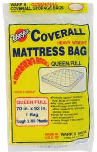 Warp Brothers CB-70 Banana Bags Mattress Bag for Queen or Full, 70-Inch by 92-Inch