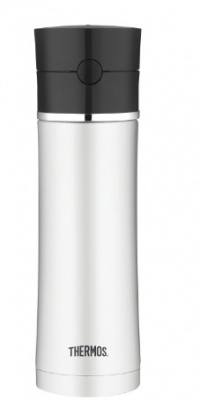 Thermos 18-Ounce Stainless Steel Hydration Bottle, Black