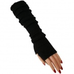 TIGHT FITTING BLACK LONG ARM WARMERS W/THUMB