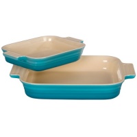 Le Creuset Square Baker with Bonus 2-pc., Caribbean