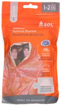 Adventure Medical Kits Sol Survival Blanket, Two Person, 3.2-Ounce (pack Of 2)