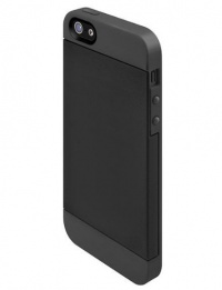 SwitchEasy SW-TON5-BK Tones Hybrid Case for iPhone 5 & 5s - 1 Pack - Retail Packaging - Black