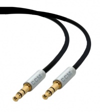 3.5mm Male To 3.5mm Male Stereo Audio Extension Cable - (12 Feet) [New design accomodates Kindle Fire, iPad, iPad2, iPad 3, iPhone, itouch, Samsung Galaxy Tab, Samsung Note and smartphone ]