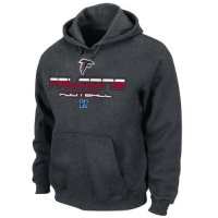 Atlanta Falcons Majestic 1st and Goal V Charcoal Sweatshirt