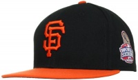 MLB San Francisco Giants World Series On-Field Cap, Black/Orange