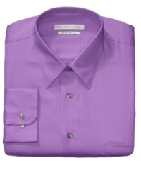 Turn on the brights. Electrify your look with this bold dress shirt from Geoffrey Beene.