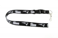 NFL New England Patriots Lanyard, Black